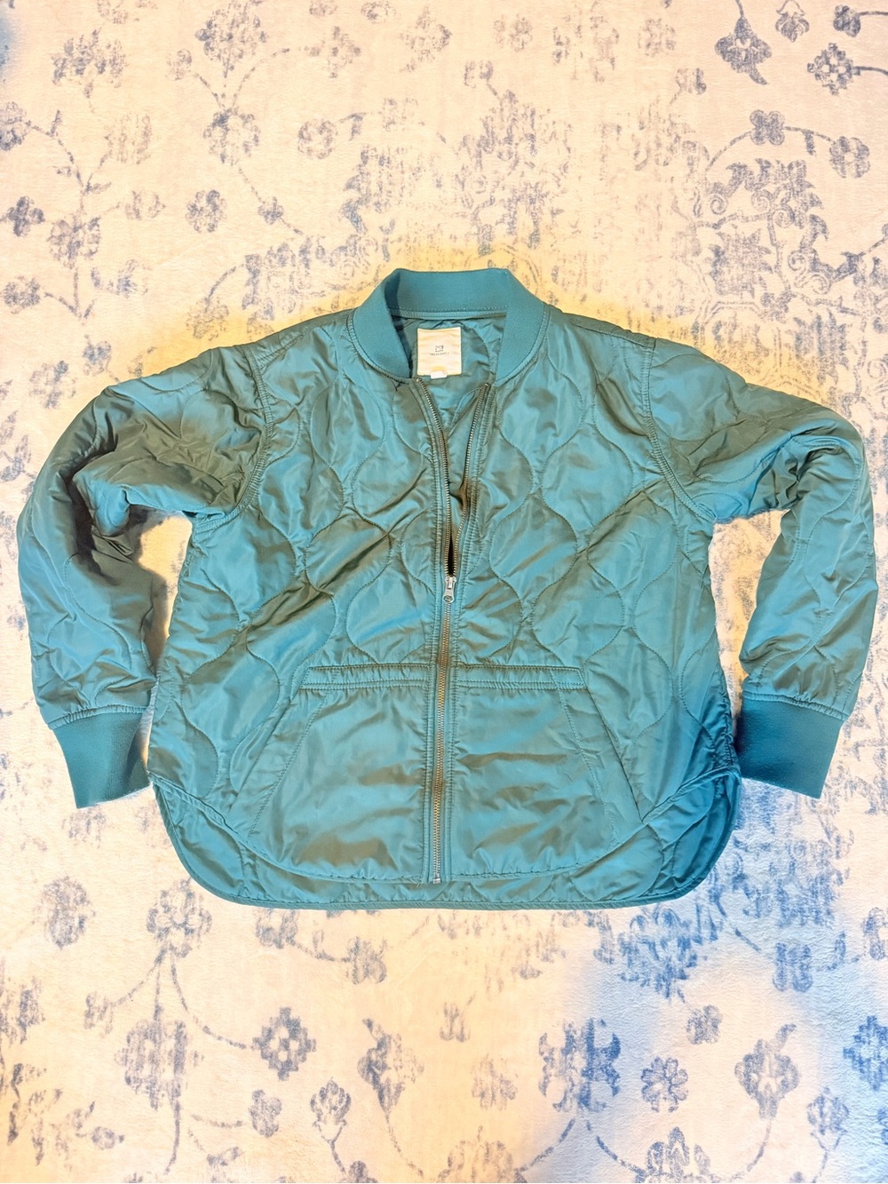 Thread & Supply Green Quilted women Bomber Jacket